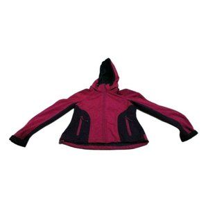Xersion Women's Jacket/Coat Size S/CH Winter Sport Hooded Zip-Down Bottom-Pull